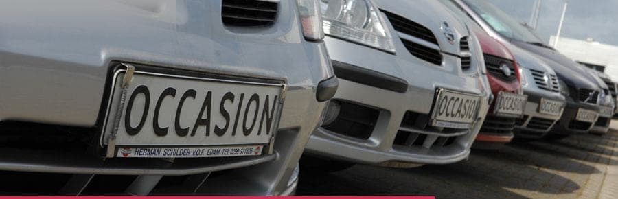 Geselecteerde occasion in de showroom